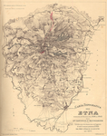 Carta topografica dell'Etna,   eseguita in Sicilia dal 1836 al 1843 dal B.ne Sartorius di Waltershausen e ridotta a piccola dimensione con l'aggiunta di tutte le eruzioni posteriori al 1843 dal prof. Orazio Silvestri nel 1879