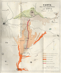 Carta della parte settentrionale dell'Etna (eruzione del 1879)