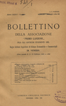 Bollettino n. 109, maggio - agosto 1934 - XII