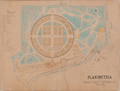 Planimetria del regio Orto Botanico nell’anno 1887