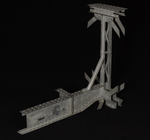 Vista dall'interno del modello: 46 - Traverso del ponte sul Lippe (Germania)