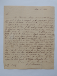 Lettera da Alexander a Visiani (16 dicembre 1843)