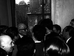 11 aprile, Le Corbusier visita la mostra sul progetto per l'ospedale di Venezia