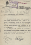 Circolare ministeriale del maggio 1943: comunicazione della Direzione Generale dell’Ordine Universitario a de Pietri-Tonelli di proroga alla sospensione dei corsi (14 giugno 1943)