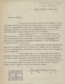Circolare ministeriale del maggio 1943: richiesta di continuare ad ospitare a Ca' Foscari i corsi di lingua giapponese dell'ISMeo (Cornuda, 1 gennaio 1944)