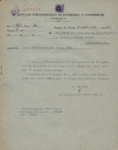 Quota d'iscrizione di Ca' Foscari all'Associazione Italo-Nipponica per l'anno 1944 (Venezia, 2 agosto 1944)