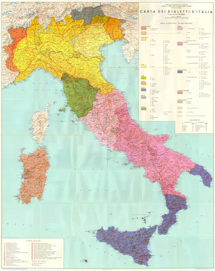 Carta dei dialetti d'Italia