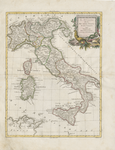L'Italia divisa ne' suoi Stati (1782).