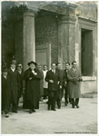 Benedizione dei locali restaurati del palazzo Foscari qualche giorno prima della loro reinaugurazione, 13 gennaio 1937 (recto)