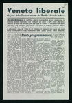 Veneto liberale. Organo della Sezione veneta del PLI