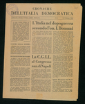 Cronache dell’Italia democratica. Portate dalle Forze aeree alleate