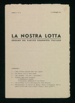 La nostra lotta. Organo del Partito Comunista Italiano