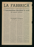 La fabbrica. Organo della federazione milanese del Partito Comunista Italiano