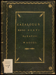 Catalogus plantarum horti botanico-medici cesareo-regiae academiae patavinae 1801