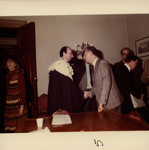 Inaugurazione dell'anno accademico 1983-1984. Il Rettore Giovanni Castellani a Ca' Dolfin [recto]
