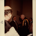 Inaugurazione dell'anno accademico 1983-1984. L'ex Rettore Feliciano Benvenuti [recto]