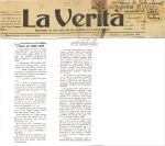L' inchiesta delle "Pagine Libere". In "La Verità", L, 50/51 (12dicembre) 1909