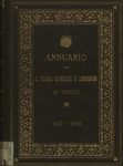 Annuario della R. Scuola superiore di commercio in Venezia per l'anno scolastico 1908-1909