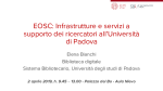 EOSC: Infrastrutture e servizi a supporto dei ricercatori all’Università di Padova