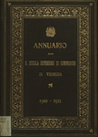 Annuario della R. Scuola superiore di commercio in Venezia per l'anno scolastico 1910-1911