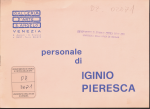 Personale di Iginio Pieresca