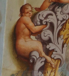 Dipinto - Elemento decorativo - Satiro