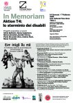 In Memoriam - Aktion T4: lo sterminio dei disabili. Programma