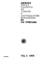 Annali della Facoltà di Lingue e Letterature Straniere di Ca' Foscari, vol.7.2, 1968