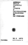 Annali della Facoltà di Lingue e Letterature Straniere di Ca' Foscari, vol.11.3, 1972. Serie Orientale 3