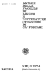 Annali della Facoltà di Lingue e Letterature Straniere di Ca' Foscari, vol.13.3, 1974. Serie Orientale 5