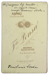 Franc. Saverio Sorda - verso