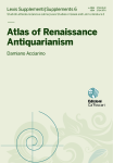 Atlas of Renaissance  Antiquarianism