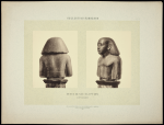 Planche VI. Petit buste égyptien (12.me dynastie)