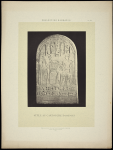 Planche VIII. Stèle au cartouche d'Amen-set