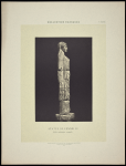 Planche XXVII a. Statue de femme (B) (style archaïque avancé)