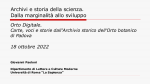 Archivi e storia della scienza. Dalla marginalità allo sviluppo