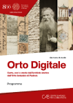 Programma: "Orto Digitale. Carte, voci e storie dall'Archivio storico dell'Orto botanico di Padova"