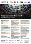 Rappresentazioni della Shoah / Representing Shoah (18 gennaio – 8 febbraio 2023). Locandina