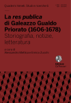 La res publica di Galeazzo Gualdo Priorato (1606-1678). Storiografia, notizie, letteratura