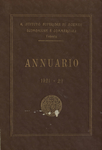 Annuario del R. Istituto Superiore di Studi Commerciali di Venezia per l’anno accademico 1921-22. LIV dalla fondazione