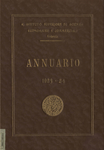 Annuario del R. Istituto superiore di scienze economiche e commerciali di Venezia per l'anno accademico 1923-24. LVI dalla fondazione