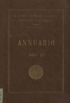 Annuario del R. Istituto superiore di scienze economiche e commerciali di Venezia per l'anno accademico 1924-25. LVII dalla fondazione
