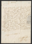Lettera di Francesco a Bonomo Algarotti, 24.V.1729. 1256 A/1.2, cc. 3r-4v