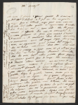 Lettera di Francesco a Bonomo Algarotti, 27.VI.1730. 1256 A/2.12, cc. 29r-30v