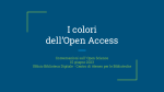 I colori dell'Open Access. 15 giugno 2023