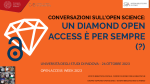 Un Diamond Open Access è per sempre. 26 ottobre 2023