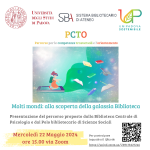 Locandina della presentazione del progetto di PCTO al Festival dello Sviluppo Sostenibile 2024