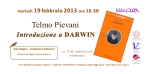 Volantino: evento "Introduzione a Darwin"