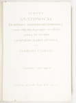 Icones Anatomicae ex Optimis Neotericorum operibus summa deligentia depromptae et collectae. Opera et Studio