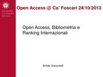 Open Access & Ranking